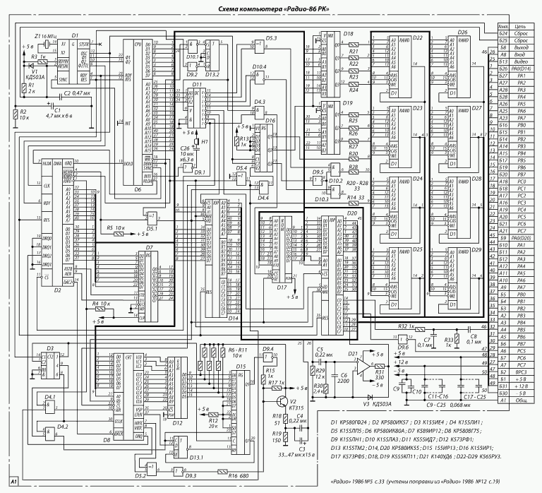 «Радио-86РК» своими руками